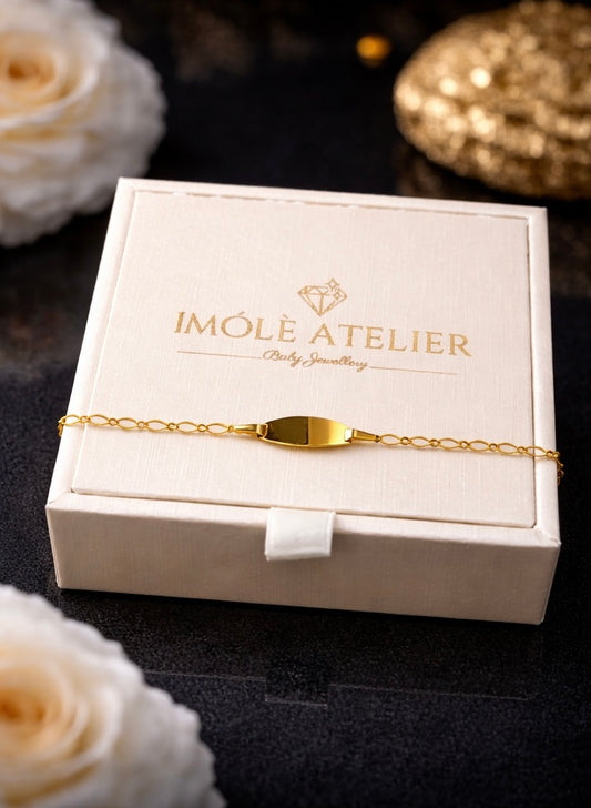 9ct Yellow Gold Imólè Baby ID Bracelet