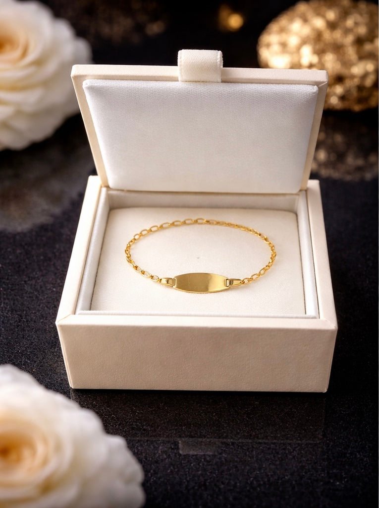 9ct Yellow Gold Imólè Baby ID Bracelet